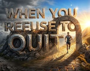 WHEN YOU REFUSE TO QUIT
