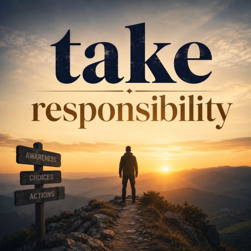 take responsibility